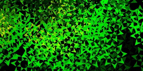 Light blue vector background with polygonal style.