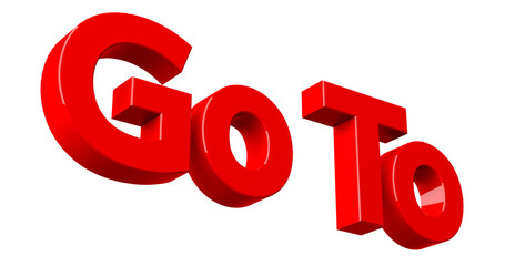 go to 3D letters logo