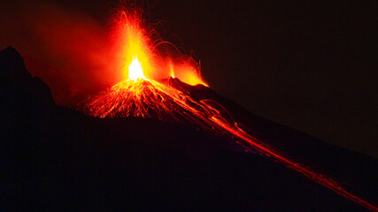 Stromboli in frequent activity © Roland