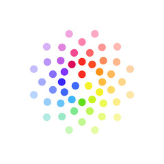 colorful dots pattern design