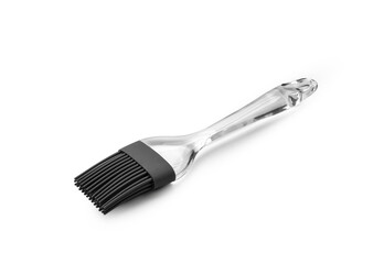 Silicone butter brush on white background 