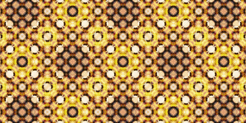 Kaleidoscope background pattern visible inside the eyelids when eyes closed	