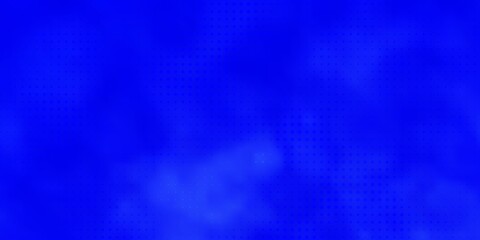 Light BLUE vector texture with circles. Glitter abstract illustration with colorful drops. Design for your commercials.