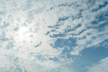 日本の秋の空　うろこ雲０１
