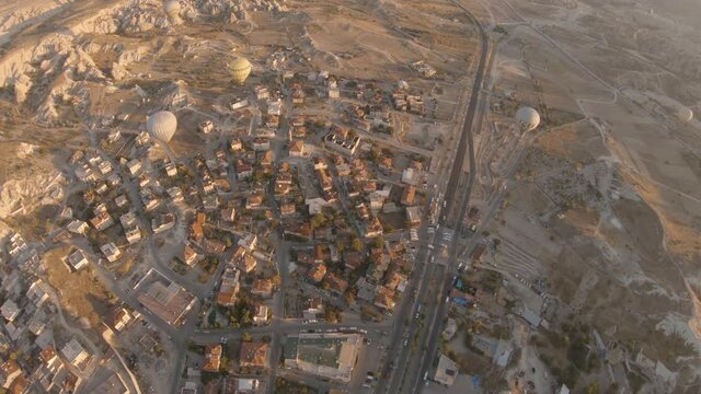 Cappadocia Hot Air Balloon Flight in Goreme and Uchisar at Sunrise