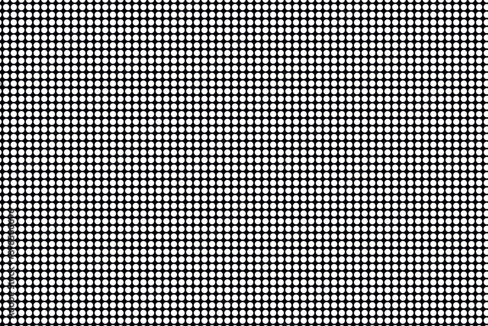 Poster white little circle points on black background. dots pattern. geometrical simple image illustration.