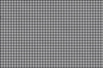 White little circle points on black background. Dots pattern. Geometrical simple image illustration. Creative, gradient candy style.