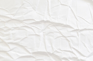 white crumpled paper