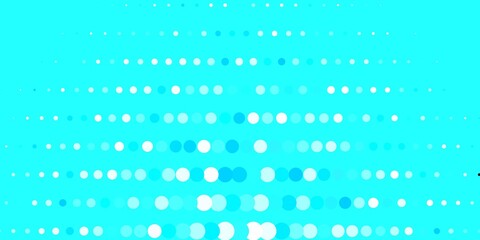 Dark BLUE vector texture with disks. Colorful illustration with gradient dots in nature style. New template for a brand book.