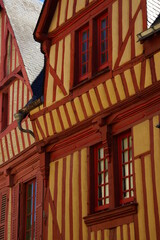 Obraz premium Détail façade à colombage