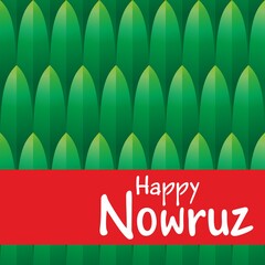 Nowruz greeting. Iranian new year. "Happy Novruz Holiday". Nowruz "New Day" Happy Persian New Year invitation.
