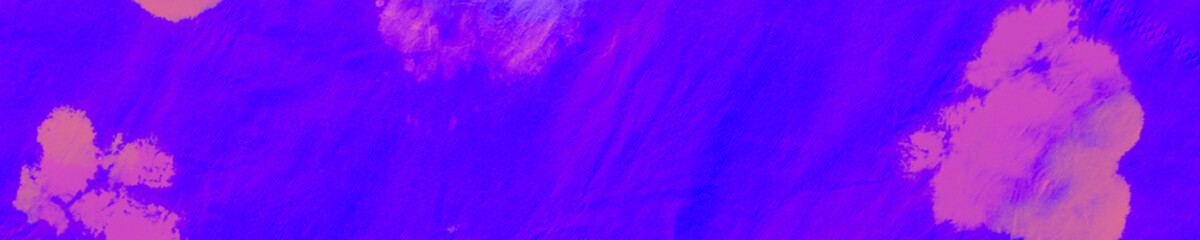 Paint Aquarel Spots Texture. Blue Neon Oil Ink 