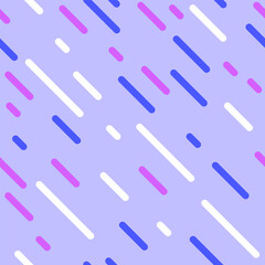 Seamless pattern of colored parallel diagonal lines. Vector illustration