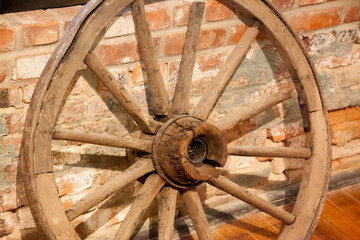 Old wheel for an abstraction