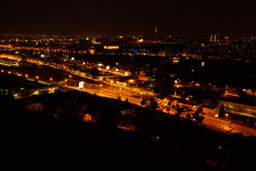 Fototapeta na wymiar City light pollution