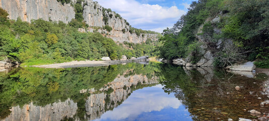 Le bois de Païolive en Ardèche en France