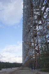 Duga is a Soviet over-the-horizon radar station for an early detection system for ICBM launches.