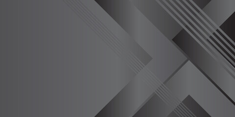 Dark black neutral grey metallic abstract background for presentation design 