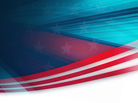 American Flag Abstract 