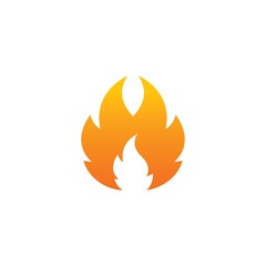 Fire flame  icon vector illustration design