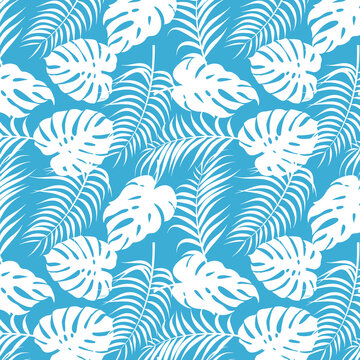 Tropical Foliage Seamless Pattern
