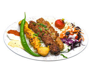 Gemischter Kebap-Spieß