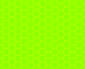 Green honeycomb mosaic. Seamless vector illustration. 