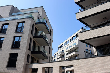 Brüssel, Belgien: Apartmentblocks, neues urbanes Bauen
