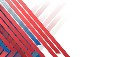 Obraz premium Abstract red blue white background 