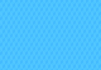 Blue background with 3d squares. Seamless vector Illustration. Geometric design for web, print for wrapping, fabric, poster, etc. 
