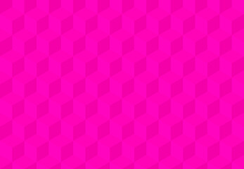 Pink background with convex squares. Seamless vector illustration.