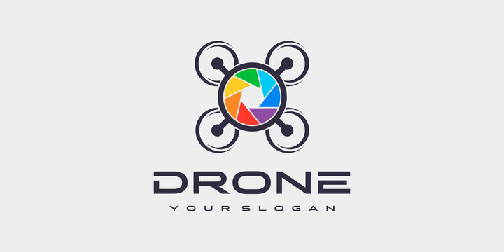 Drone Logo Design Template