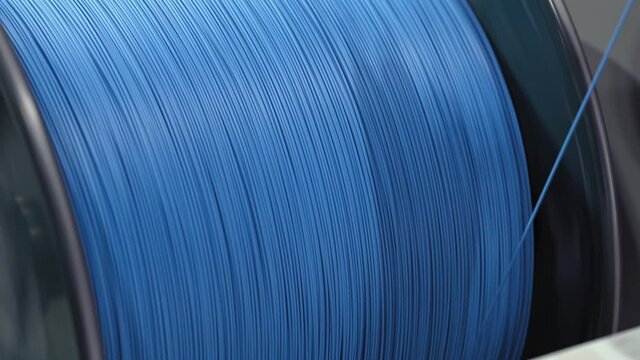 Copper winding Wire Manufacturing Process. Cable production plant