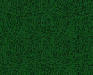 Emerald geometric triangle background. Abstract polygonal texture. Vector illustration.