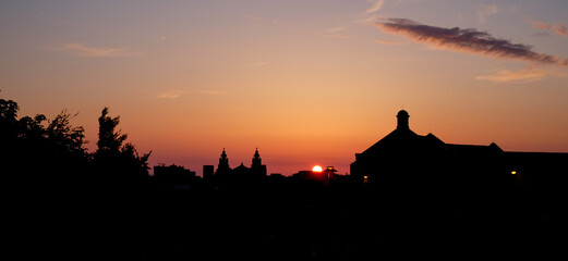 Liverpool sunset 