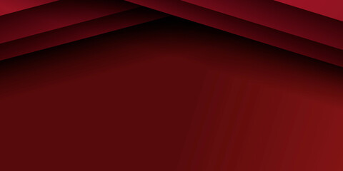 Obraz premium Abstract background dark red with basic geometry lighting and shadow element vector illustration