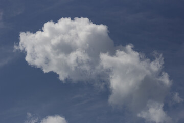 blue sky with clouds