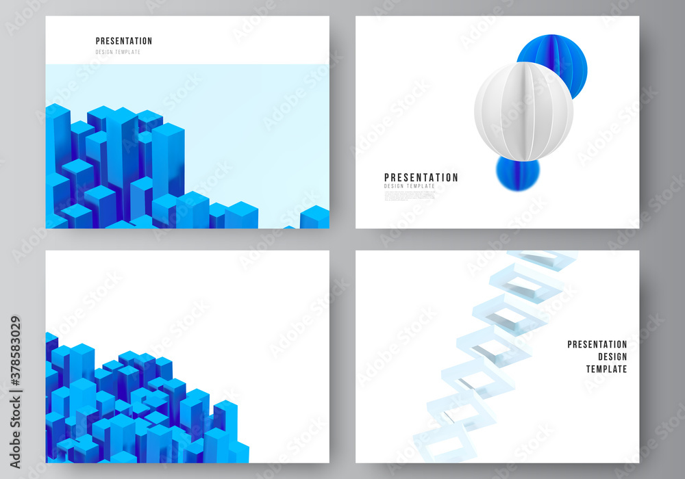 Poster vector layout of presentation slides design templates, template for presentation brochure, brochure 