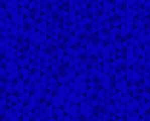 Blue triangle background. Geometric pattern. Vector illustration. 