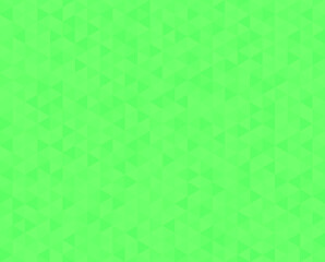 Green geometric triangle background. Abstract polygonal texture. Vector illustration.