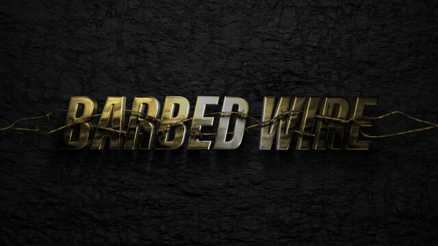 Barbed Wire and Rusty Metal Titles
