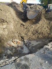 устранение утечки на теплосетях