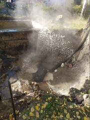 устранение утечки на теплосетях