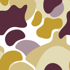 Seamless pattern with abstract shapes
