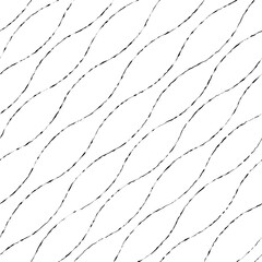 Black and white abstract geometric seamless pattern