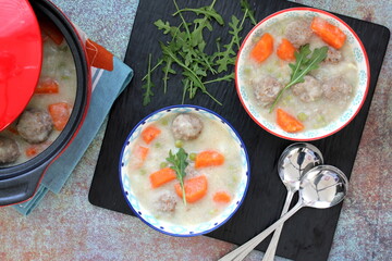 Meatball soup 