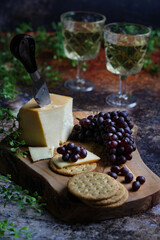 Cheese and wine
