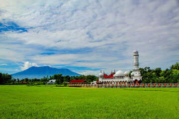 Beautiful View of Tilatang Kamang Indonesia