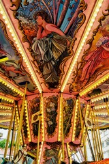 carousel with horses