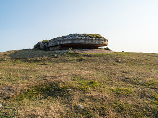 bunker with machine gun nest in a coastal defense of Bilbao. © infozoo